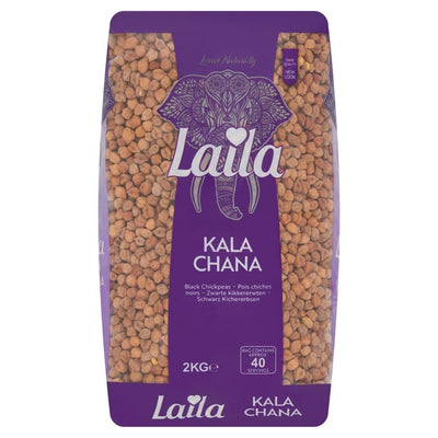 Pois chiches noirs Kala Chana Laila 2kg