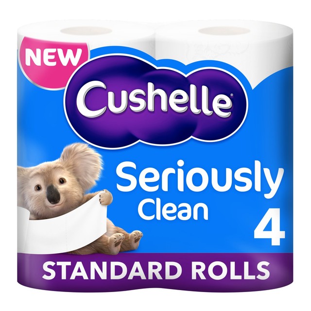 Cushelle Original toilet rolls 4 pack - British product