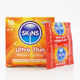 Skins Ultra Thin Vanilla Scent Condoms 16 pack (British brand)