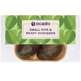 Ocado small ripe ready Hass avocados 4 pack, imported from the UK