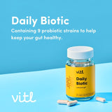 VITL Daily Biotic Capsules 30 capsules (British brand)