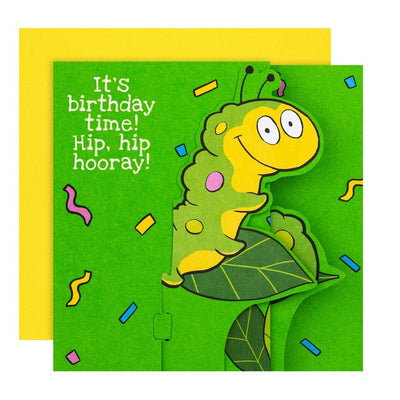 M&S M&S Colin The Caterpillar Fold-Out Birthday Card 15cm x 15cm- Buy online at McGrocer