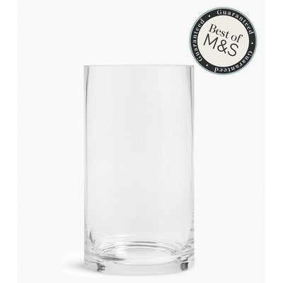 M&S M&S Große Zylinder Klare Glas Blumenvase bei McGrocer online kaufen