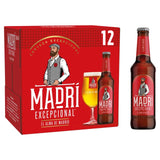 Madri Excepcional Premium Lager beer 12 x 330ml, imported from the UK