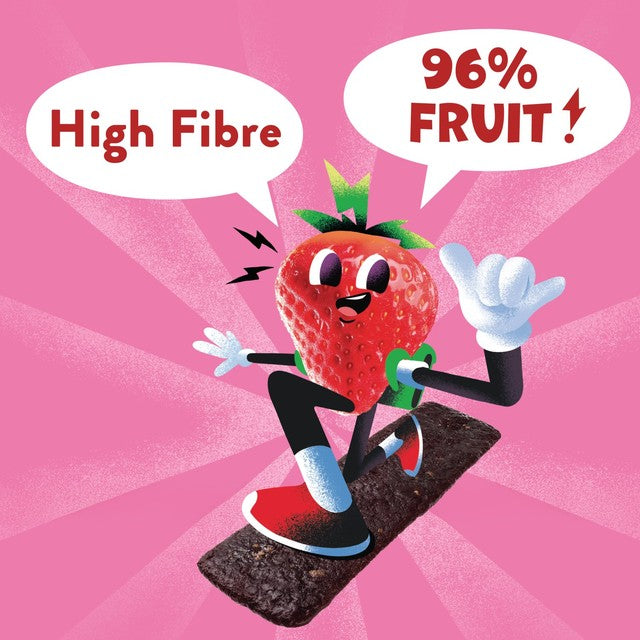 Goodies strawberry and date fruit bars multipack - British product