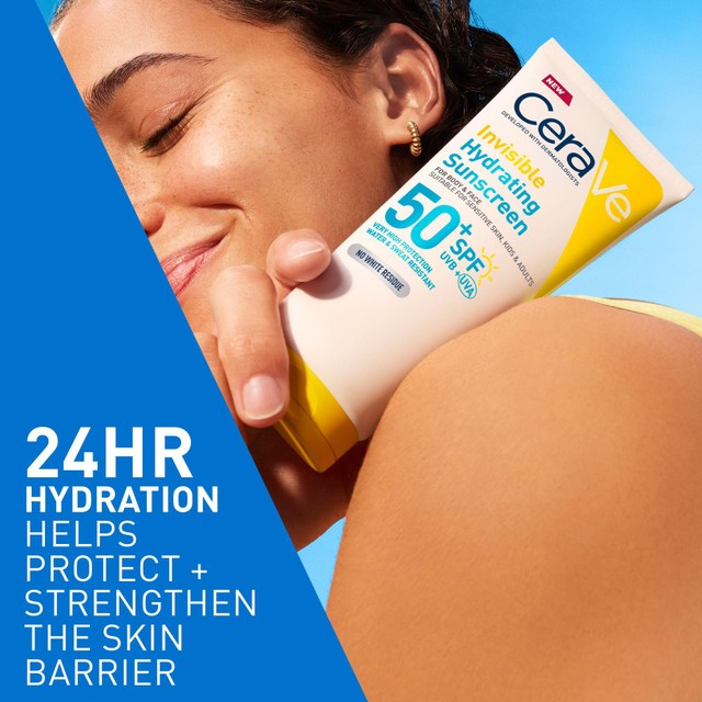 CeraVe invisible hydrating sunscreen SPF 50, UK version