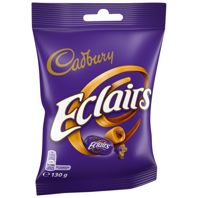 Cadbury Eclairs milk chocolate caramel 166g - British product