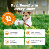 Zesty Paws dog chews Allergy Immunity supplement (British brand)