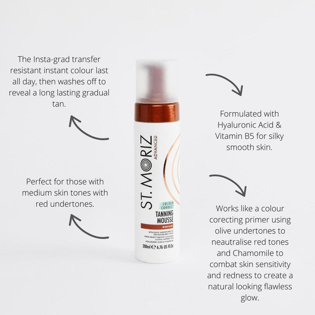 St Moriz tanning mousse medium 200ml (British brand)