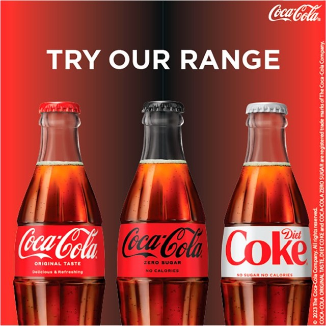 Coca-Cola Original Taste cola 4 x 250ml - British product