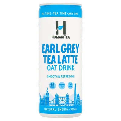 M&S HumaniTea Cold Brew Earl Grey Te Latte Havredrikk 250ml - Kjøp online på McGrocer