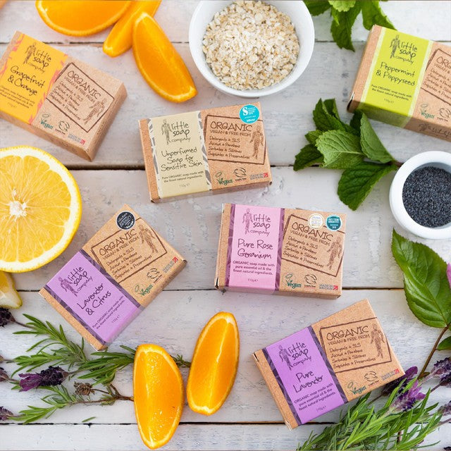 Little Soap Company lavender bar soap 110g, UK version