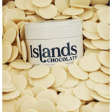 Islands 37% white chocolate buttons 200g, UK version