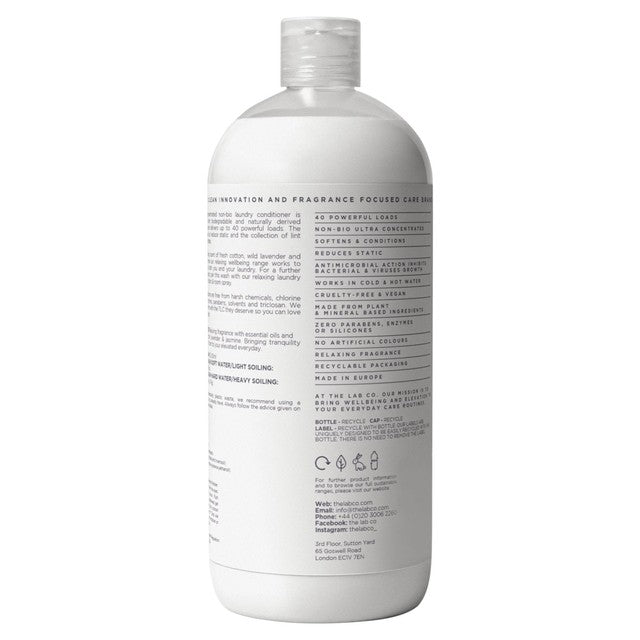 The Lab Co. relaxing non-bio fabric conditioner 1L (British brand)