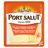 Port Salut French creamy cheese slices 120g, imported from the UK