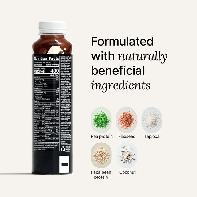 Huel Black Edition Chocolate meal replacement drink 500ml, UK version