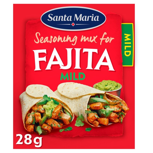 Santa Maria mild fajita seasoning mix 28g (British brand)