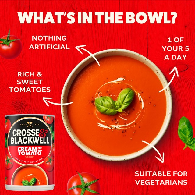 Crosse & Blackwell cream of tomato soup 400g - British product