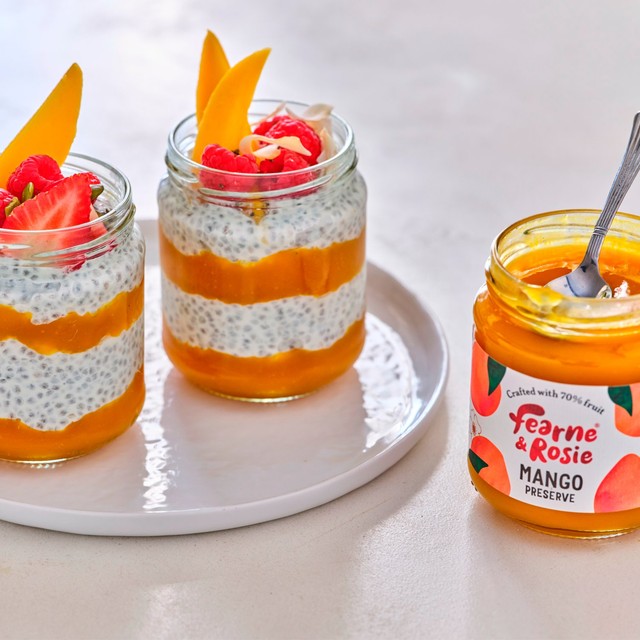 Fearne & Rosie mango reduced sugar jam 310g - British product