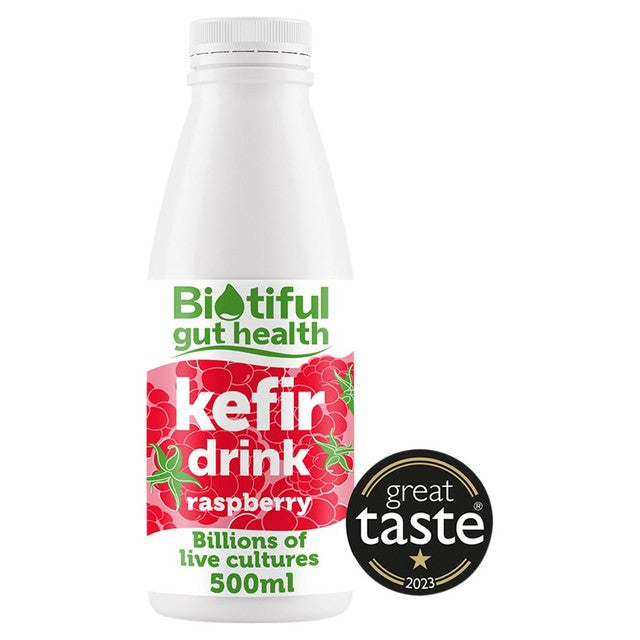 Biotiful raspberry kefir drink 500ml - British product