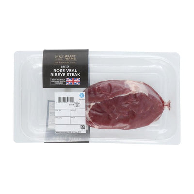M&S Rose Veal Ribeye Steak 250g