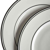 M&S Maxim Rim side plate black mix, imported from the UK