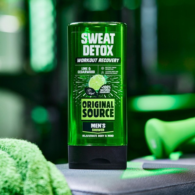 Original Source Workout Recovery Sweat Detox shower gel, UK version