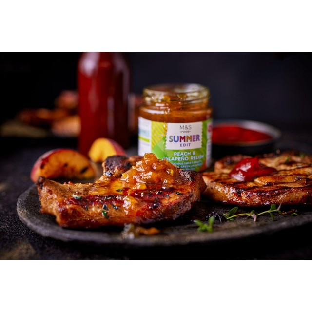 M&S Hot Honey BBQ Sauce 295g, imported from the UK