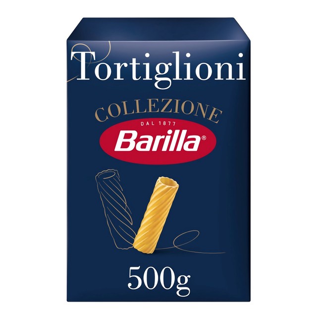 Barilla Tortiglioni dry pasta 500g - British product