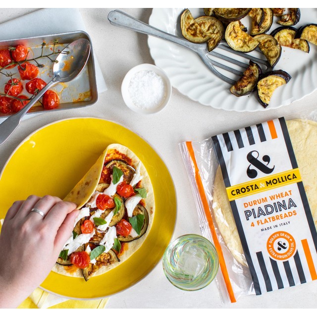 Crosta Mollica Piadina durum wheat flatbreads 300g - British product
