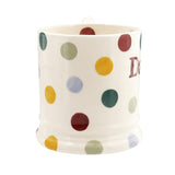 Emma Bridgewater Polka Dot Daddy 1/2 pint mug - British product