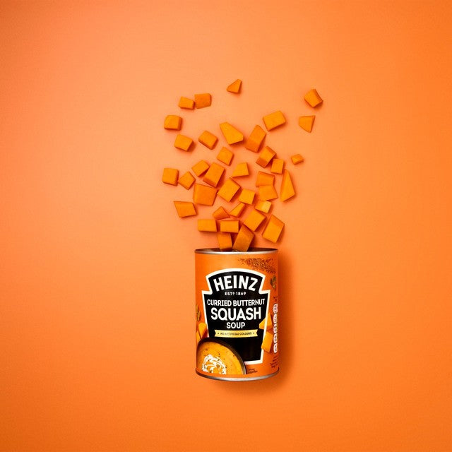 Heinz butternut squash soup in a can, imported from the UK