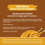 Forthglade chicken bone broth topper for dogs, UK brand