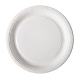 Duni white coated paper plates 22cm 50 pack (British brand)