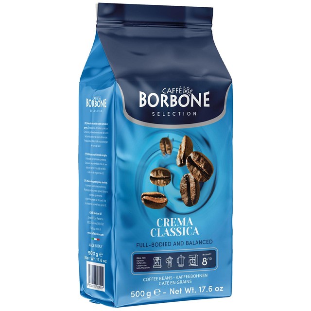 Caffe Borbone Crema Classica Intensity 8 coffee beans 500g - British product