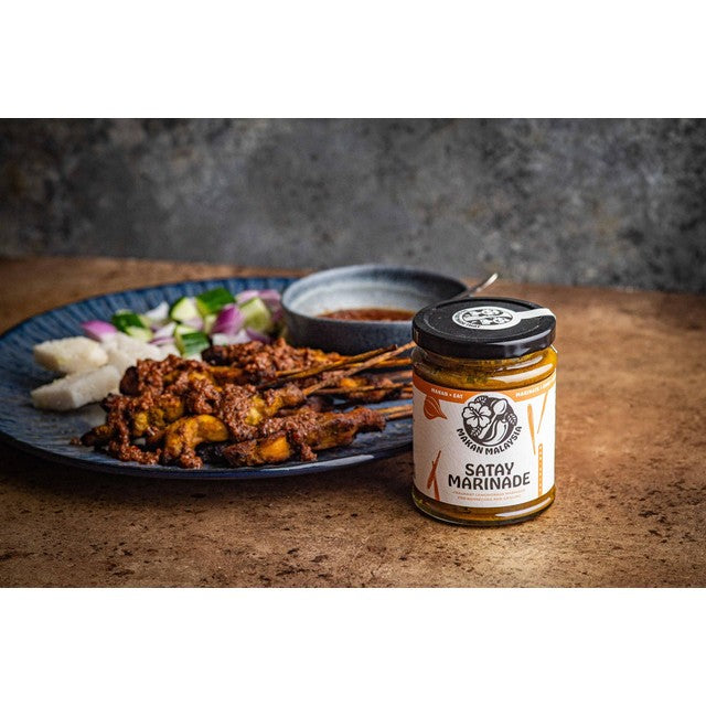 Makan Malaysia satay marinade glass jar (British brand)