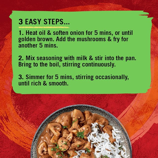 Schwartz Mushroom Stroganoff recipe mix 35g (British brand)