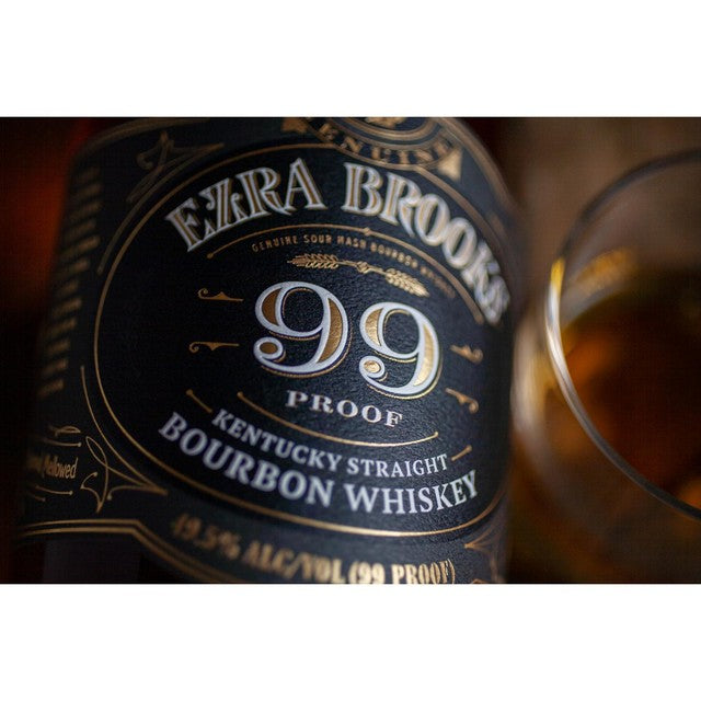 Ezra Brooks 99 bourbon whiskey 700ml - British product