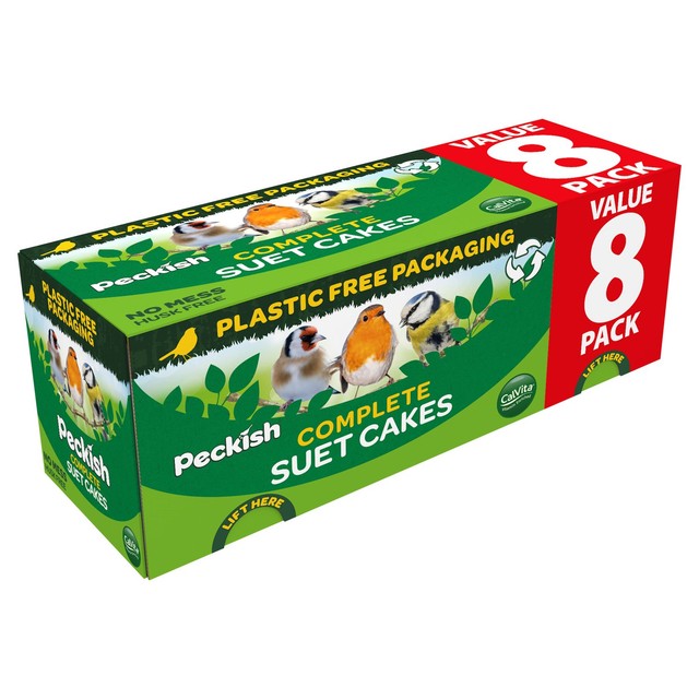 Peckish complete suet cake pack for wild birds, imported from the UK