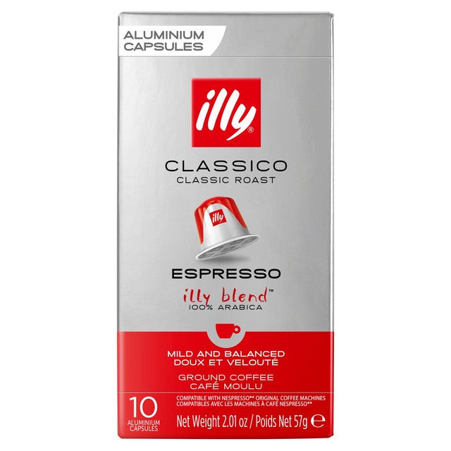 Illy Classico Espresso Capsules 10 capsules, UK version