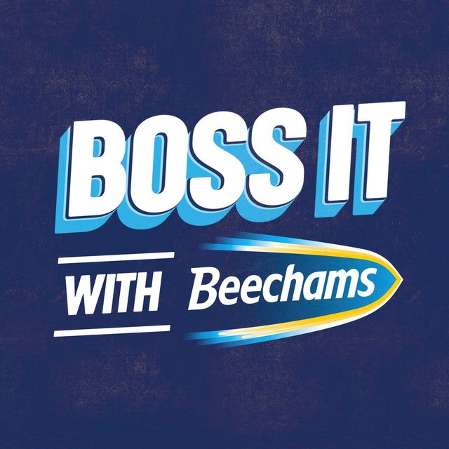Beechams max strength cold and flu capsules 16 count, imported from the UK