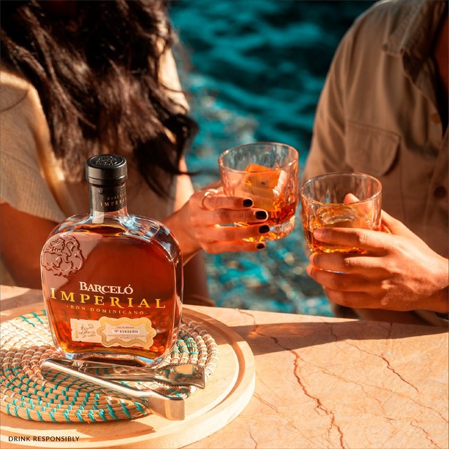 Barcelo Imperial dark rum bottle 70cl - British product