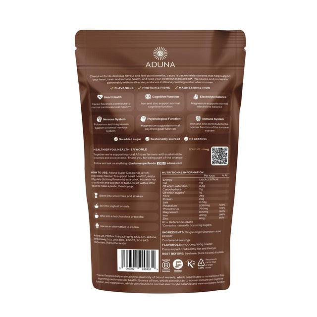 Aduna Super Cacao Powder 275g - British product