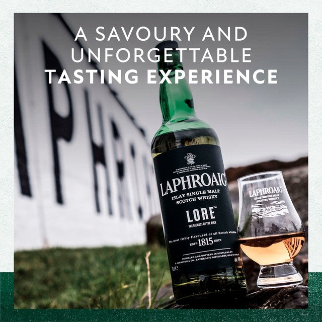 Laphroaig Lore Islay single malt Scotch whisky 70cl, UK version