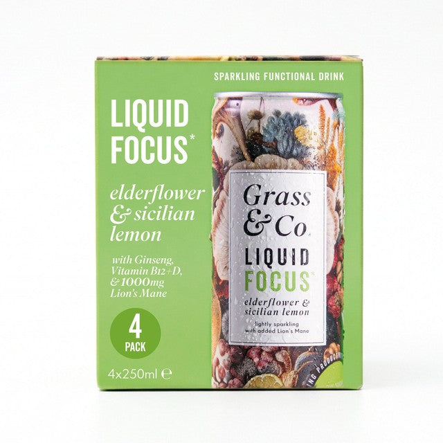 Grass & Co. Liquid Focus nootropic drink - British product