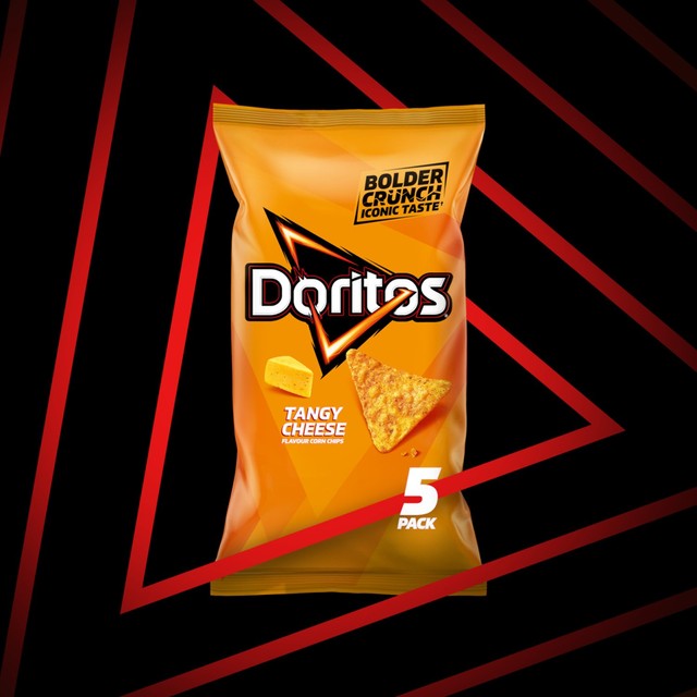 Doritos Tortilla-Chips mit würzigem Käse – britisches Produkt