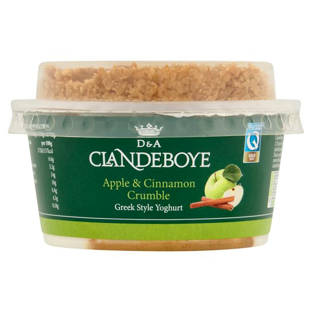 Clandeboye Apple Cinnamon Crumble Greek Style Yoghurt 150g