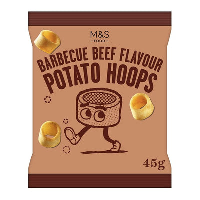 M&S M&S Barbecue Beef Flavour Potato Hoops- Buy online at McGrocer