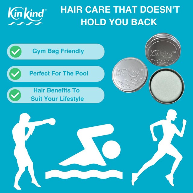 KinKind Shampoo Bar Travel Tin 20g, UK version