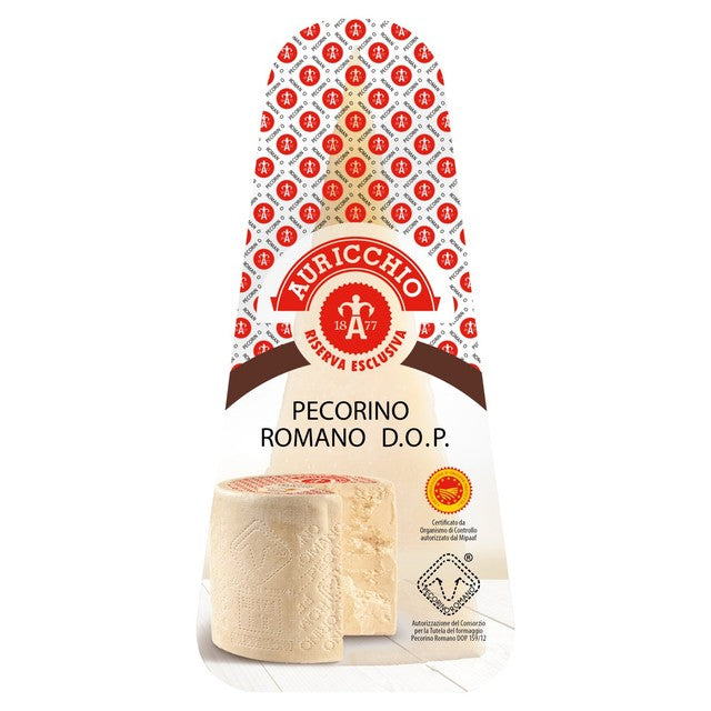 Auricchio Pecorino Romano cheese wedge 250g - British product
